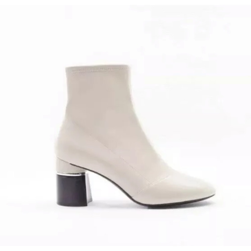 Phillip Lim DRM Stretch Booties Pale Grey, 39.5